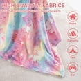 Sanmadrola Glow in The Dark Unicorn Blanket, Soft & Warm, Ideal