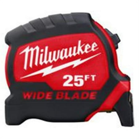 UPC: 0045242533459 | Milwaukee-48-22-0225 25Ft Wide Blade Tape Measure