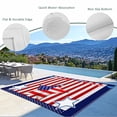 thumbnail image 3 of Independence Day Outdoor Rug for Patio/Deck/Porch, Non-Slip Large Area Rug 6 x 9 Ft, American Flag Patriotic Star Red Striped Indoor Outdoor Rugs Washable Area Rugs, Camping Rug Carpet Runner, 3 of 8