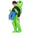 thumbnail image 2 of Disfraz inflable de Halloween para niños, traje de alienígena creativo para niños (niños alienígenas) Likrtyny  Libre de BPA, 2 of 9