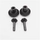 thumbnail image 2 of 2X Upgrade Metal Gear Bridge Axle for WPL B1 B14 B24 C14 C24 RC Car Parts Metal Axle Gear Steering Pull Rod,Front+Rear, 2 of 5