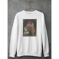 thumbnail image 3 of Masked Matoaka Sweatshirt Men -Jennifer Goldberger Designs, Male Medium, 3 of 4