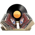 thumbnail image 2 of Mobile Pro Shop Vinyl Record Storage, LP Record Rack, Vinyl Record Holders for albums, Record Holder Rack, Vinyl Stand, vinyl storage organizer for Magazine, Book, Files, CD and DVD Rack, 2 of 8