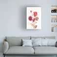 thumbnail image 2 of Canvas Wall Art - Pernille Folcarelli 'Bouquet 1 Red' Wall Art for Living Room, Bedroom, or Office Décor by Trademark Fine Art - 12 x 19 Inches, 2 of 4