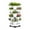 WHITE, variant on Laposso 5-Tier Stackable Planter Tower, Red-Brown – Vertical Garden with Locking Wheels for Indoor Outdoor Use, Grow Herbs, Strawberries, Flowers, Vegetables