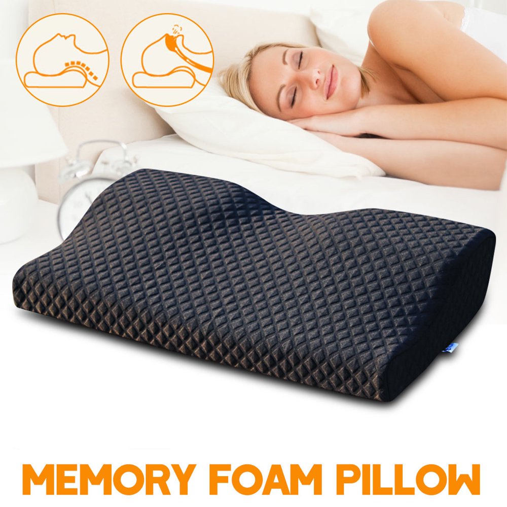 Bedding Memory Foam Cervical Neck Pillow - Ergonomic Neck ...