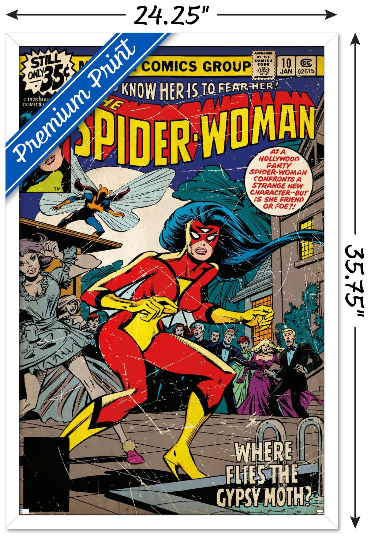 Marvel Comics - Spider-Woman - Spider-Woman #10 Wall Poster, 22.375" x 34", Framed