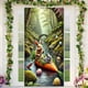 thumbnail image 5 of pstuiky Cortina de puerta de Pascua adecuada para grandes suministros de fiesta decoración de pared de jardín fondo de decoración navideña, 5 of 6