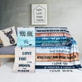 thumbnail image 2 of Gifts for Wife Birthday Wedding Anniversary Romantic Gifts Ideas from Husband, Valentines Mothers Day for her Women Wife Ultra Soft Blanket for Bedding Sofa Office Travel, 2 of 5
