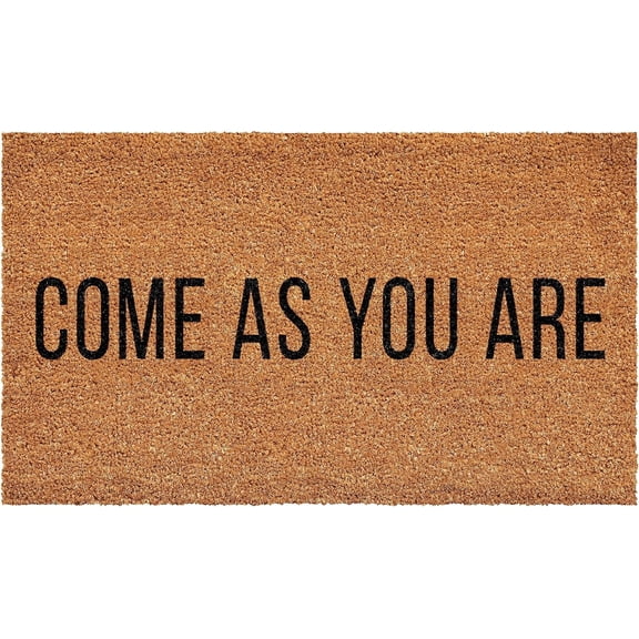 Come as You are Mats for Front Door Entry Front Porch Doormat Non-Slip Carpet Rugs Floor Mat Decorative for Home Bathroom Kitchen Indoor 16x24 Inch