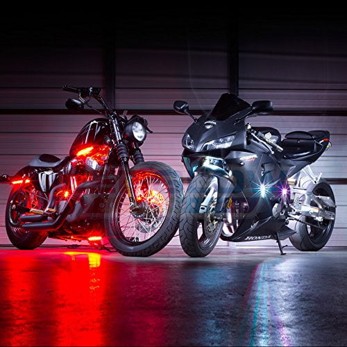 Buy LEDGlow 16pc Advanced Million Color SMD LED Motorcycle Light Kit