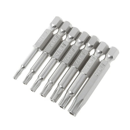 

GRJIRAC 7Pcs Star Drill Bits Screwdriver Magnetic Shank Hand Tools Five-pointed Star Bor