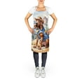 thumbnail image 2 of Bloodhound Cowboy Welcome Apron 27 in x 30 in, 2 of 5