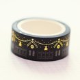 thumbnail image 4 of Coofit Craft Tape Glitter Cartoon 4 Rolls Moon Star Tree DIY Masking Tape Planner Tape, 4 of 10