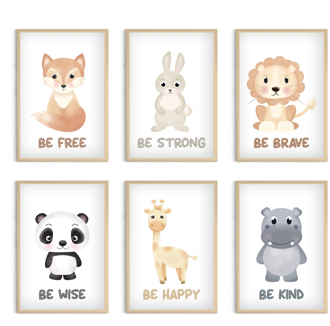 Details about   Woodland Animal Canvas Child Poster Nursery Quotes Wall Art Print Bedroom Decor 