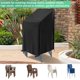 thumbnail image 5 of Funda para silla de jardín de 2 piezas, funda impermeable para muebles de jardín de tela Oxford 210D con hebilla con cordón Funda para silla de exterior (75 * 75 * 120 cm) brillar Electrónica, 5 of 5