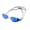 White/Blue, variant on Storm Bluefin Fitness Swim Goggle - White w/Tinted Lenses