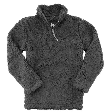 HTC Set: Boxercraft Sherpa 1/4 Zip Pullover + HTC Set: Garment Guide, Charcoal S