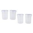 thumbnail image 1 of Juego De Vasos De Almacenamiento De Pintura, Recipiente De Pintura De 1000 Ml, Transparente Hermético Con Pincel De Bola Mezcladora Para Pintura Sobrante, 1 of 7