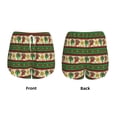thumbnail image 3 of Susaid Vintage Mexican Print Women's High Waisted Running Shorts Quick Dry Athletic Gym Track Workout Shorts Zip Pocket-XX-Large, 3 of 7