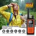 thumbnail image 4 of Walkie Talkies DURLK, recargables de largo alcance, 1800 mAh, paquete de 4, 4 of 9