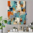 thumbnail image 4 of Teal Blue Orchid Canvas Wall Art, Elegant Flower Print for Living Room, Bedroom, Dining Room, Office and Hotel Decor, 4 of 8