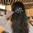 thumbnail image 6 of opvise Stylish Women Hair Pin Shiny Rhinestones Fringe Fixation Star Hair Clip Styling Tool Golden, 6 of 7