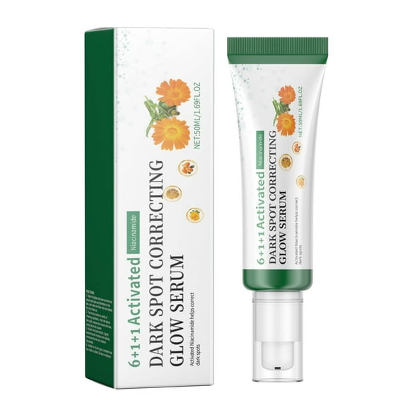 TechWave Dark Correcting Glow With 5% & Rice Bran & Moisturizing Face For Uneven Skin Tone Vegan & Korean Skin Care 50ml Mens Tinted Moisturizer Dew Drops Korean Face Wash Number 7 Star Face Ordinary