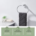 thumbnail image 3 of Angle Simple Towel Ring, Stainless Steel Swivel Hand Towel Holder Rack Hanger for Bathroom Kitchen Wall, Chrome, 3 of 8