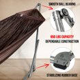 thumbnail image 3 of Tranquillo Adjustable Hammock Stand, Collapsible Camping Hammock and Stand, 650 lbs Capacity Deluxe Double Hammock Stand for 2 Persons, Portable Everywhere Easy Assembly Non-Slip and Noise-Free, Brown, 3 of 8