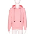 thumbnail image 3 of YONGHS Kids Boys Girls Long Sleeve Hoodie Drawstring Sweatshirt Top with Pocket Activewear Pink 5-6, 3 of 7