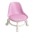 thumbnail image 2 of Taburete con ruedas para pedicura, muebles giratorios de 360  degree, regalo, cojín de cuero PU, asiento con ruedas, taburete corto, silla giratoria Gloria Asiento rodante bajo, 2 of 9