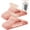 Pink, variant on Pink Velvet Hangers 50 Pack, Felt Covered Non Slip Fabric with Stackable Cascading Hook, Ultra Thin and Space Saving with 360° Swivel Neck, 15Lbs Capacity for Clothes, Suit, Shirt, Coat