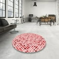 thumbnail image 4 of Ahgly Company Machine Washable Indoor Rectangle Transitional Light Red Pink Area Rugs, 5' x 8', 4 of 7