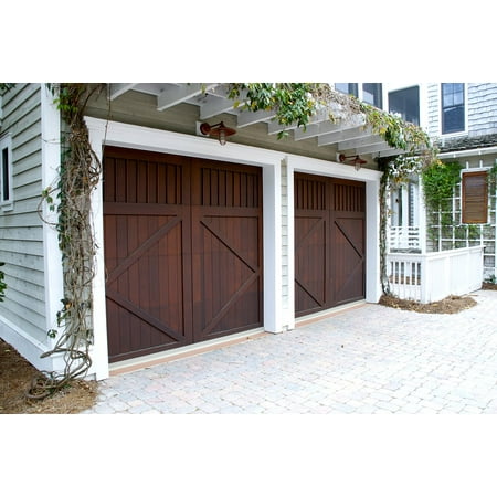 Canvas Print Garage Doors Garage Door Garage Door Overhead Door Stretched Canvas 10 x