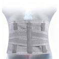 thumbnail image 4 of MMJ Back Brace Waist Support Belt with Dual Straps Breathable Mesh for Sports Gym Fitness, 4 of 9