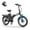 Black, variant on 20" Foldable Electric Bike Fat Tire for Adults, 48V 13.5Ah 500W, 28MPH 65Mi Max Range E Bike, 5-Speed Riding, Folding Electric Bicycle, Orange