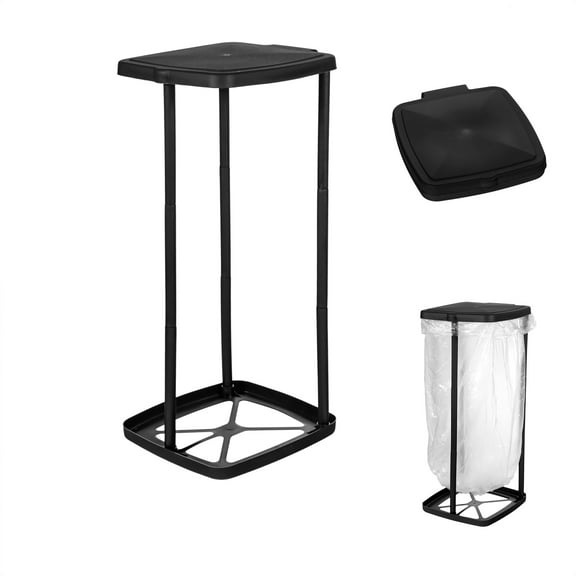 Collapsible Indoor or Outdoor Camping or Boarting Trash and Garbage Can Bag Holder