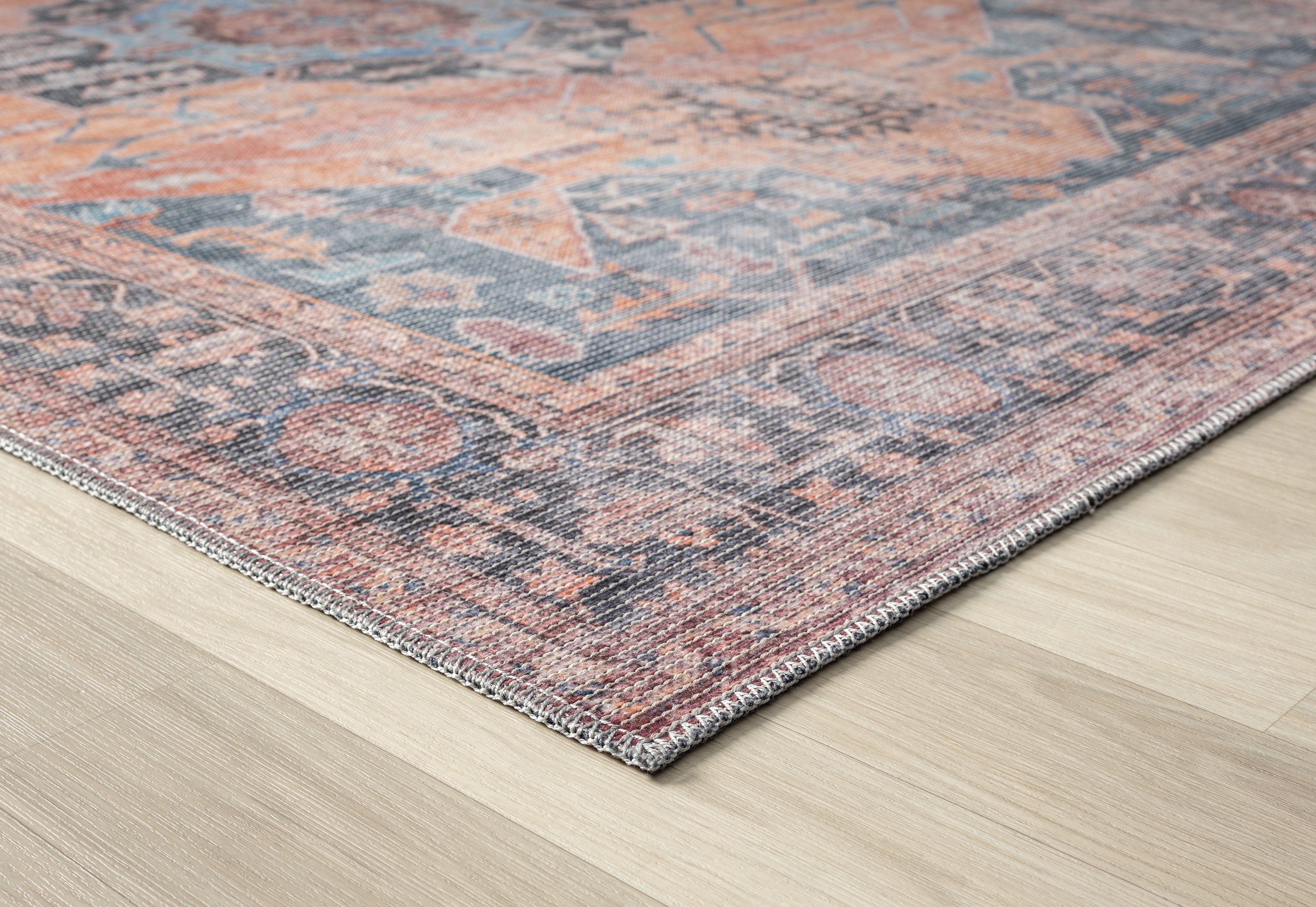 United Weavers Charm Holy Transitional Medallion Round Area Rug, Terracotta, 7'11" x 7'11"