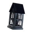 thumbnail image 4 of deevoka House Candle Holder Decorative Tea Light Lantern for Shelf Party Living Room Black Small, 4 of 9