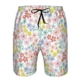 thumbnail image 3 of Goofa Retro Floral Printed Mens Swim Trunks Summer Quick Dry Short Beach Swimwear Bathing Suits-Large, 3 of 9