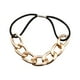 thumbnail image 1 of Pulseras para mujer, regalos para mujer, pulseras elásticas para el cabello en dorado y negro, lucen lindas en tu muñeca y son un gran complemento para tu cabello (1 pieza) cuerda., 1 of 3