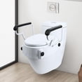 thumbnail image 1 of Runquan Raised Toilet Seat Riser Anti Slip with Lid for Disabled Elderly Handicapped, 1 of 8