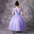 thumbnail image 2 of Princess Dress Costume Purple Princess Ball Gown Halloween Party Dress up for 3-12Y, 2 of 7