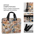 thumbnail image 4 of 16" Laptop Briefcase for Work Travel Laptop Shoulder Bag Carrying Handbag Laptop Case Earthy Colors Watercolor-textured, 4 of 8