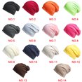 thumbnail image 4 of Candy Color Women Man Knit Polyester beanie Candy Hat Elastic Pure Color Beanie Outdoor Skiing Riding Cap, 4 of 9