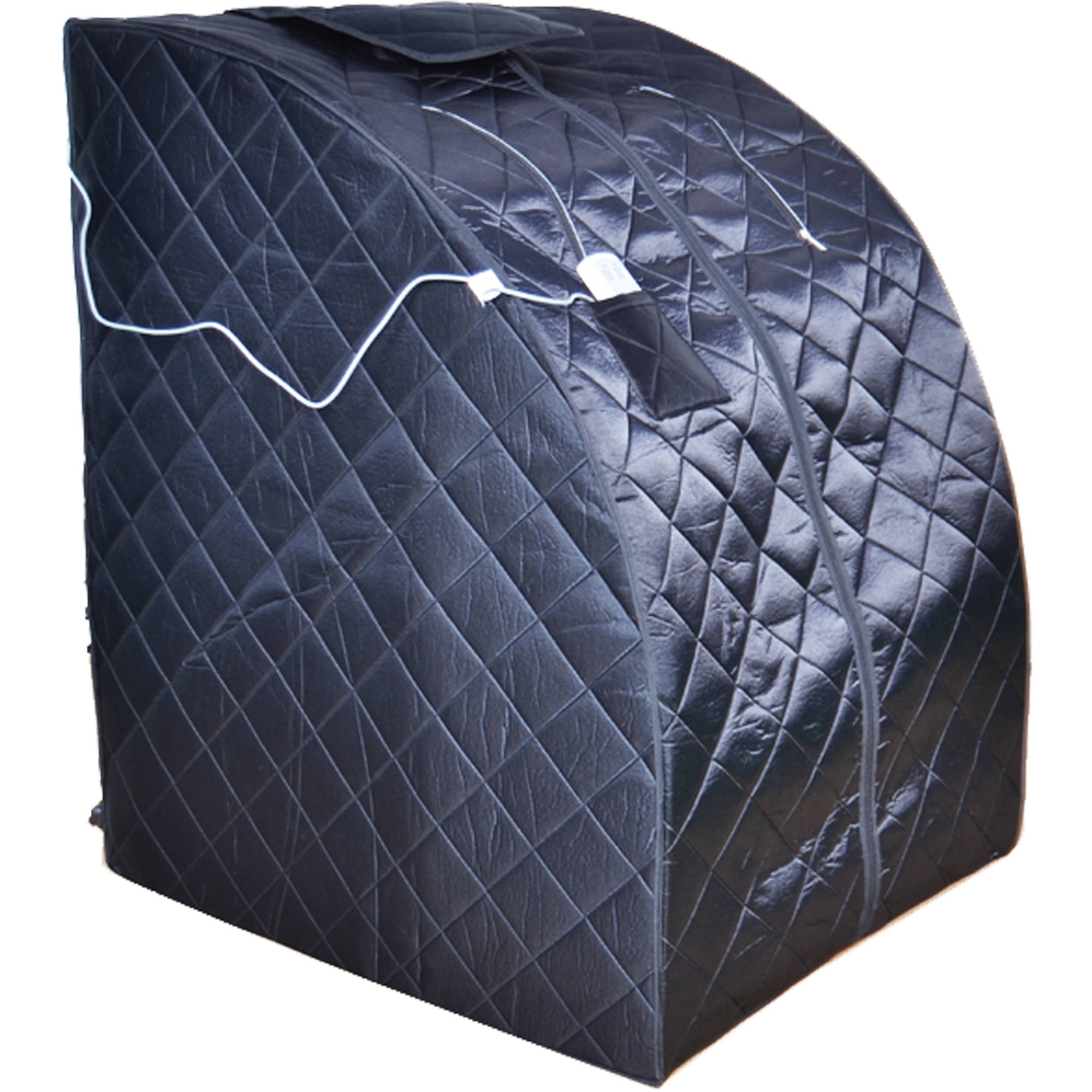 ALEKO PIN15Bk Personal Folding Portable Home Infrared Sauna with Folding Chair and Foot... by ALEKO