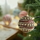 thumbnail image 4 of Bola de Navidad de Espuma, Adorno Colgante de Café con Purpurina, 8 Cm, Plástico Marrón | Lhy251022001C, 4 of 6