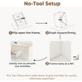 thumbnail image 5 of StorageWorks Fabric Storage Bins, Large Storage Baskets for Shelves,Closet Organizers with Handles, 2-Pack, Natural, 5 of 9