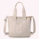 thumbnail image 1 of Bolso de mano para mujer, bolso de lona de gran capacidad para axilas, correa ajustable de Color sólido, neceser de maquillaje ligero con varios compartimentos, 1 of 4